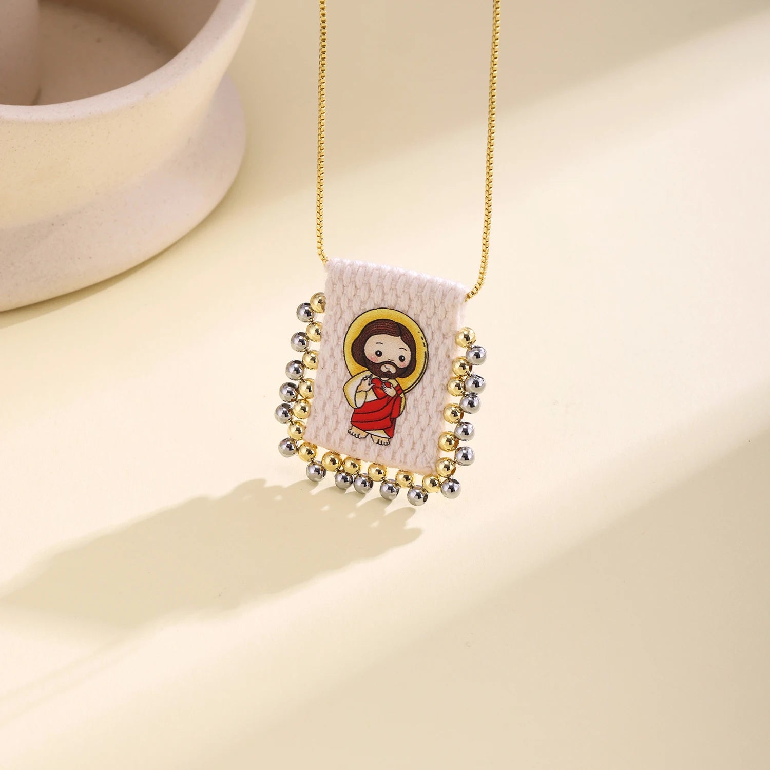 Catholic Sacred Heart Necklace
Virgin Mary Pendant Necklace