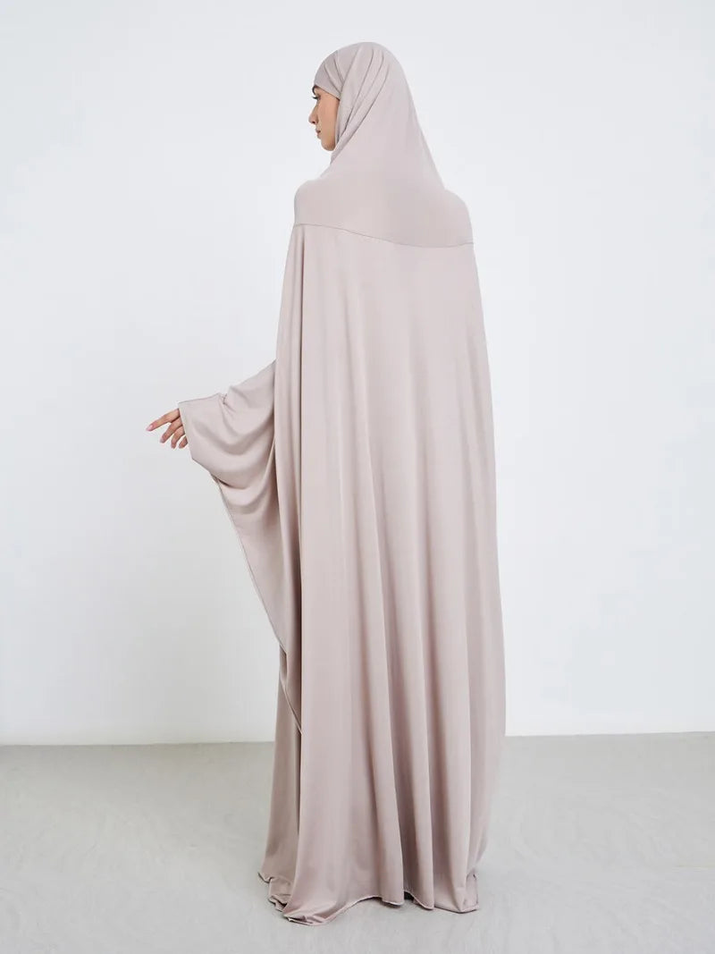 Muslim Long Sleeve Jilbab Dress