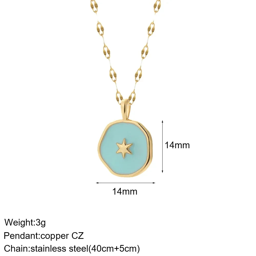 Multi-Charm Pendant Necklace