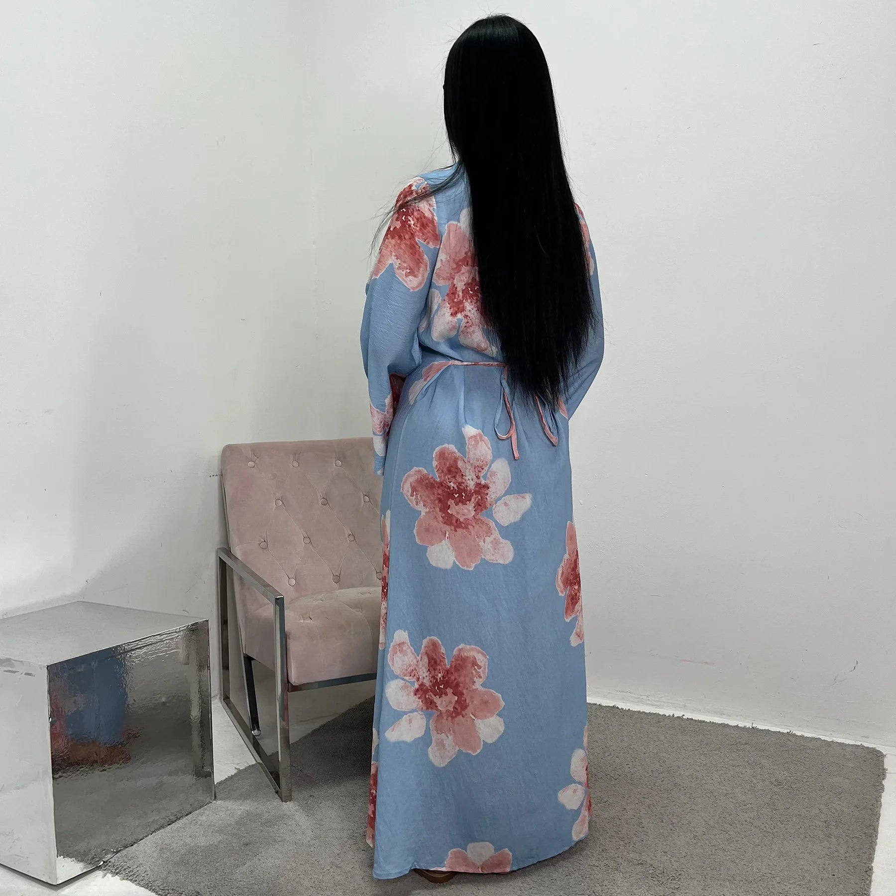 Elegant Bell Sleeve Islamic Dress