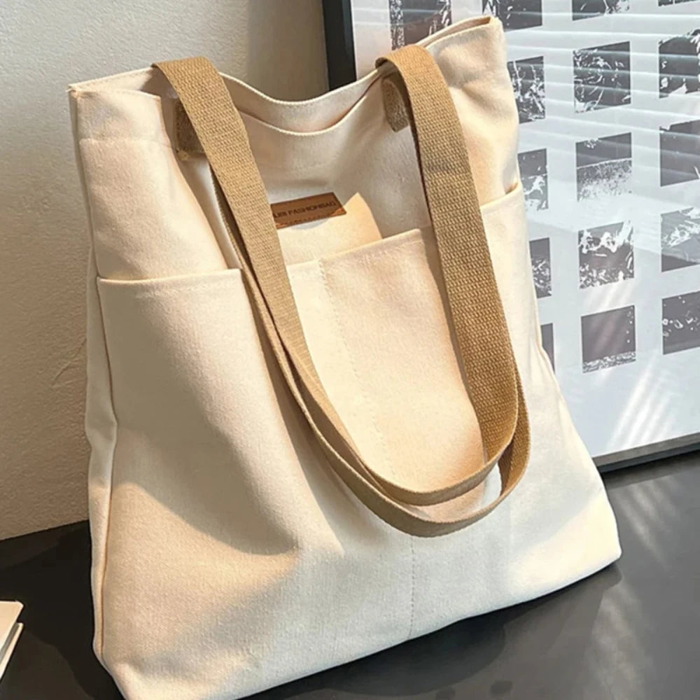 Casual Canvas Shoulder Bag
