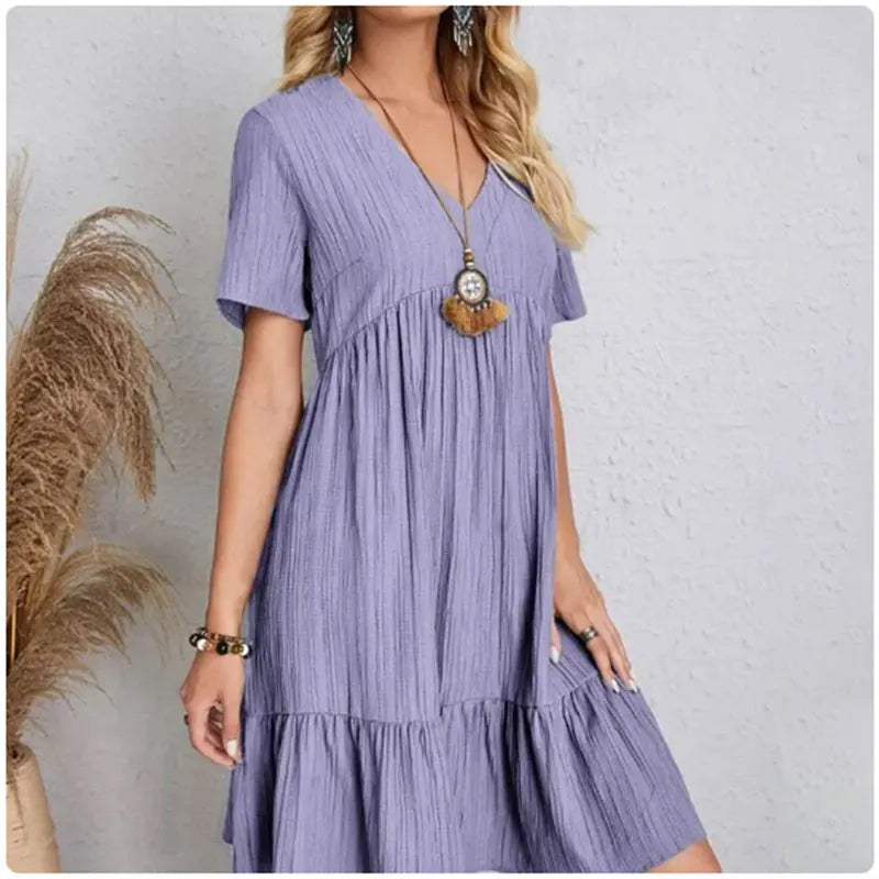Women Summer Peplum Dresses