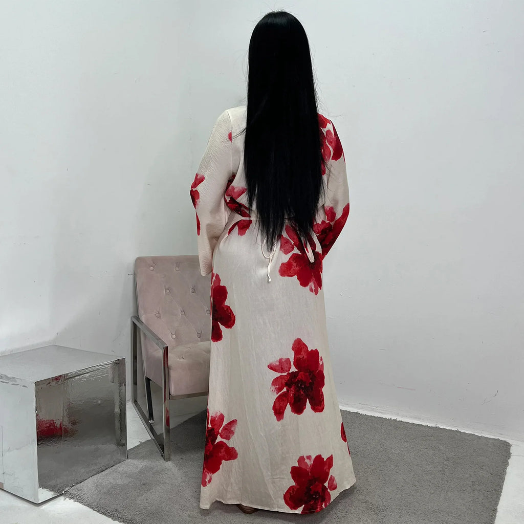 Elegant Bell Sleeve Islamic Dress