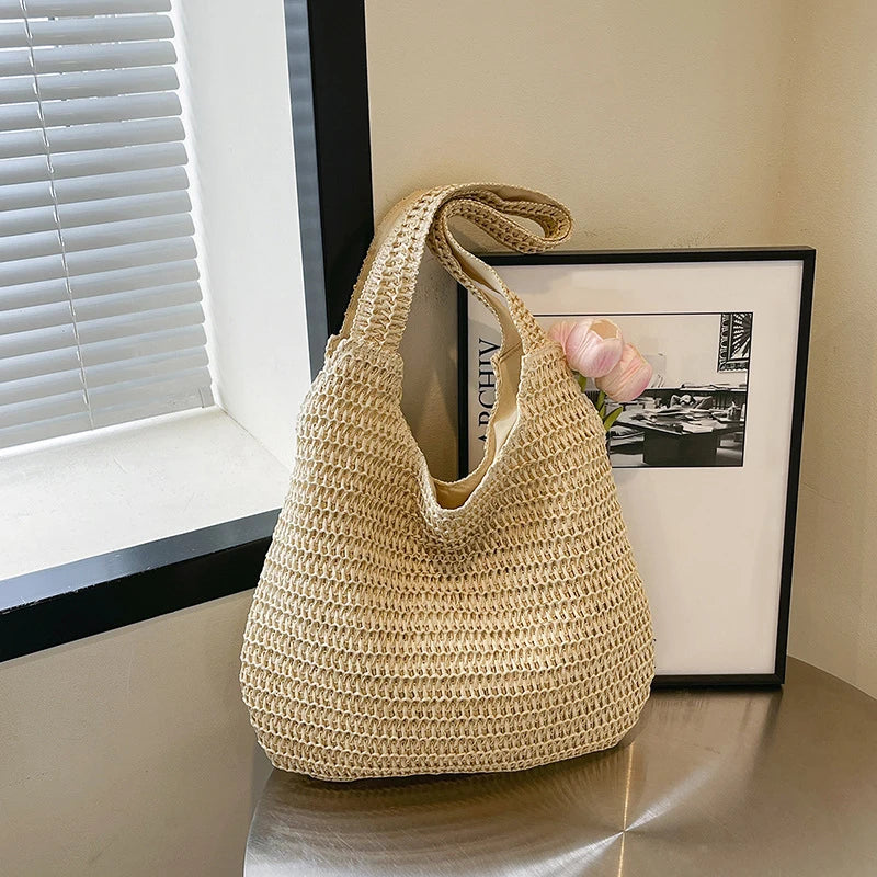 Fashion Rattan Women Shoulder Bags