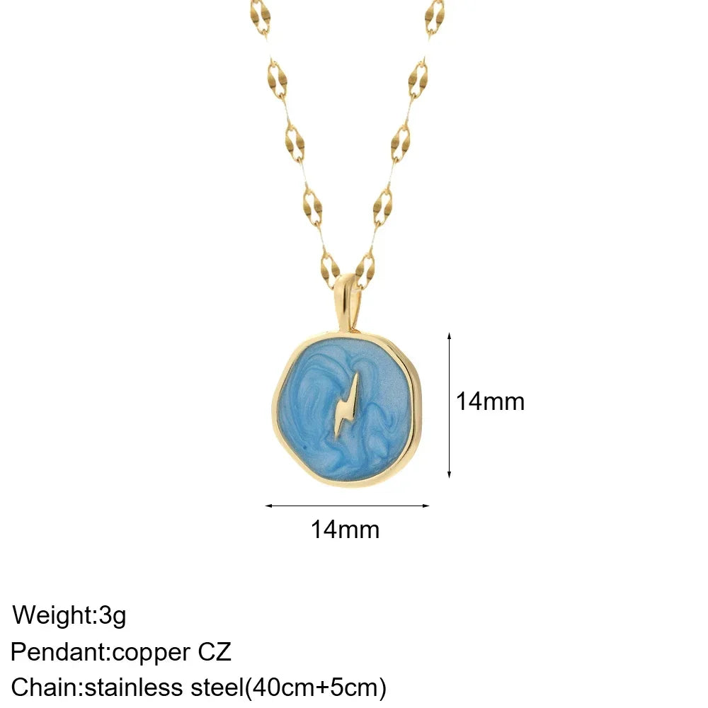 Multi-Charm Pendant Necklace