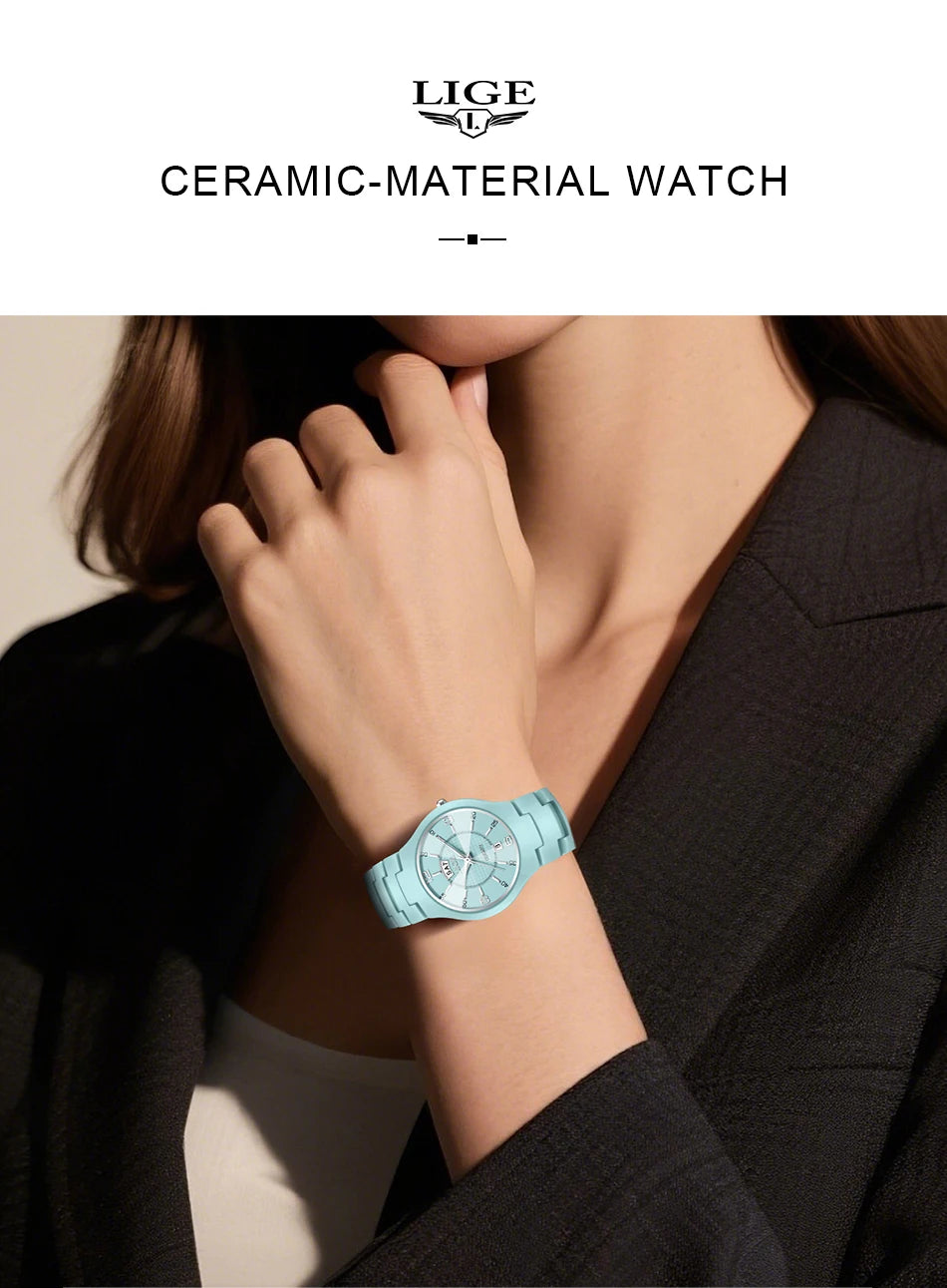 LIGE Elegant Quartz Women Watches