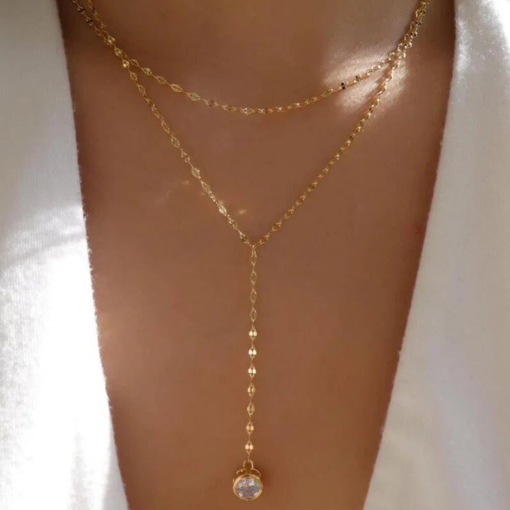 Multi-Layer Pendant Necklace Set
