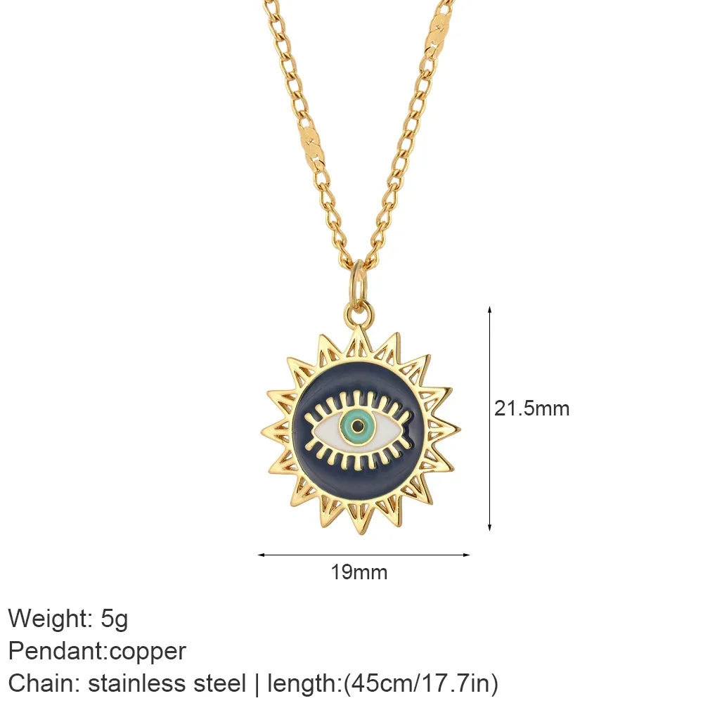 Multi-Charm Pendant Necklace
