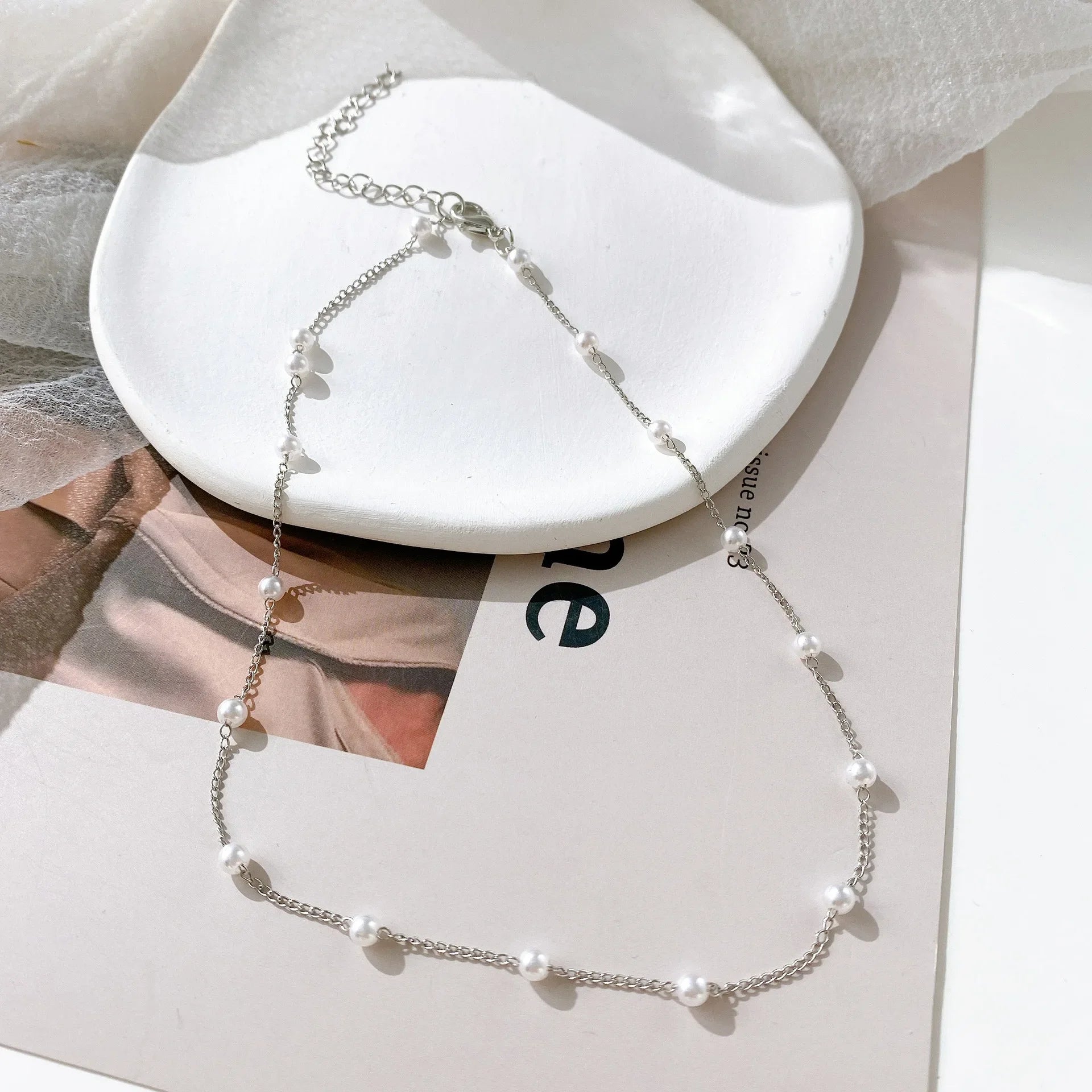 Cross & Heart Pendant Necklace