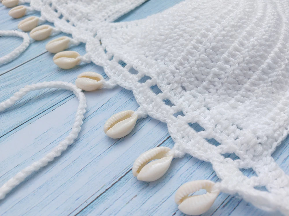 Crochet Beachwear Ensemble