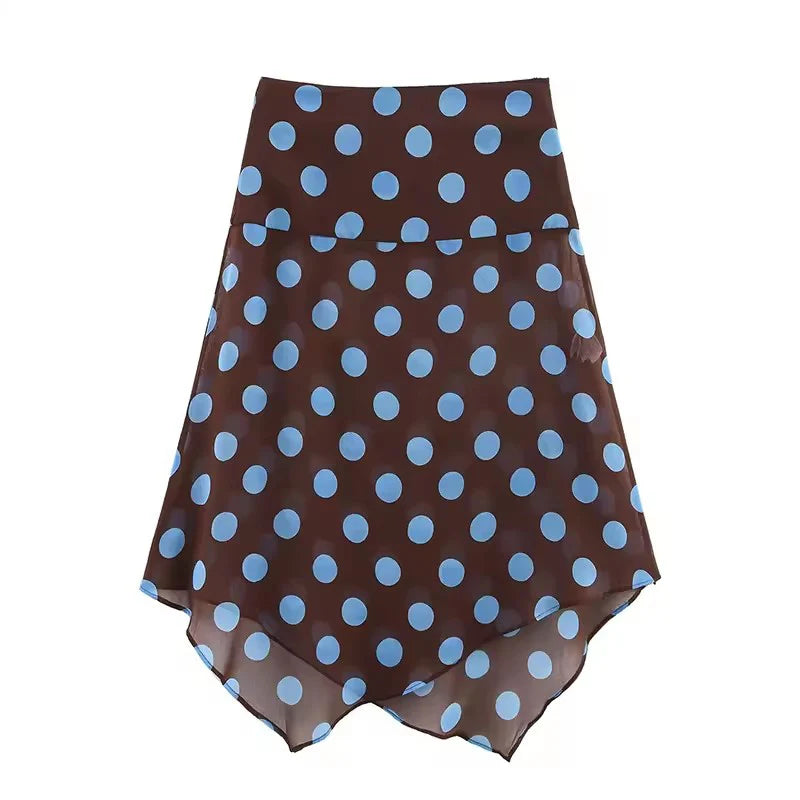 Women's Polka Dot Two-Piece Set