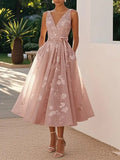 Chic Pleated A-Line Maxi Dress