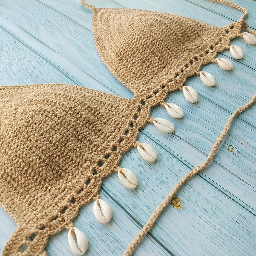 Crochet Beachwear Ensemble