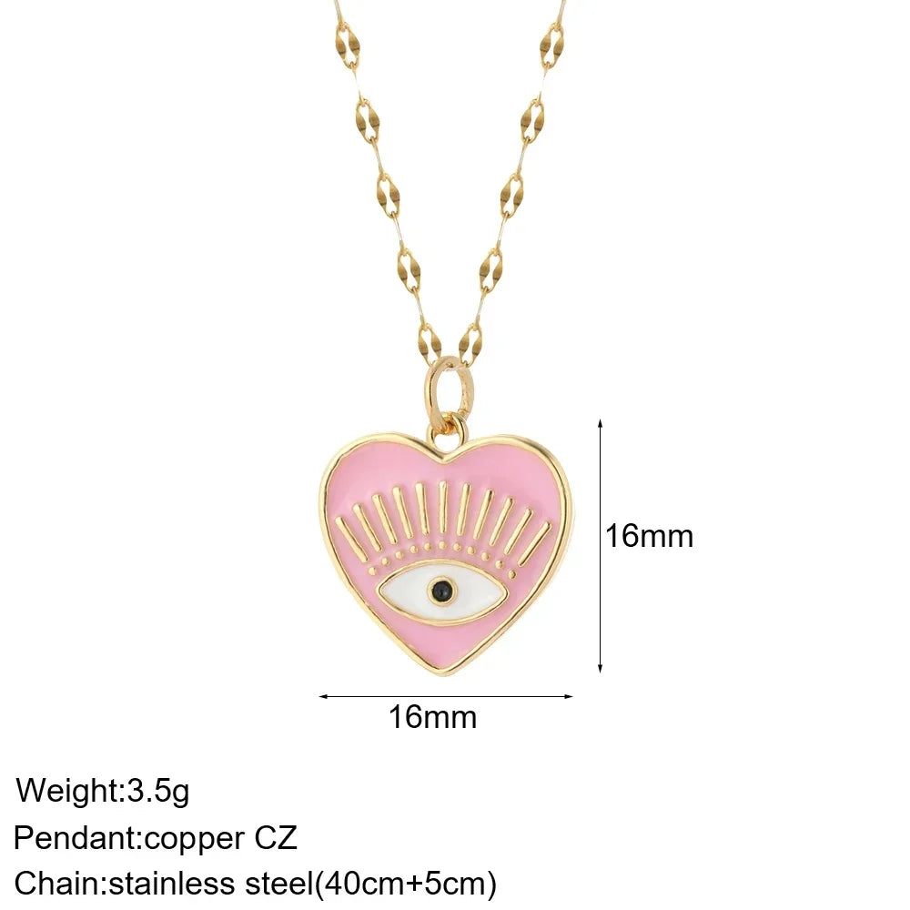 Multi-Charm Pendant Necklace