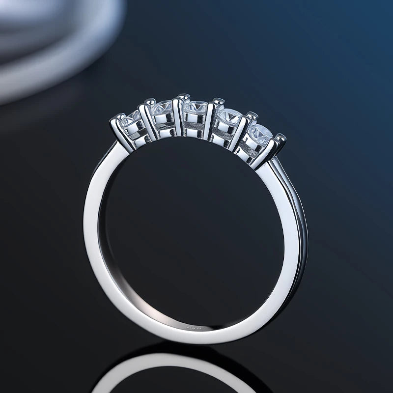 Moissanite Solitaire Ring