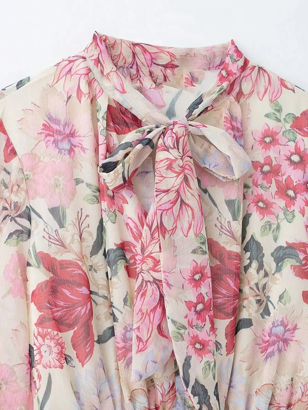 Feminine Floral Occasion Dress