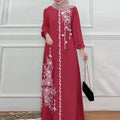 Women's Elegant Floral Kaftan Dress