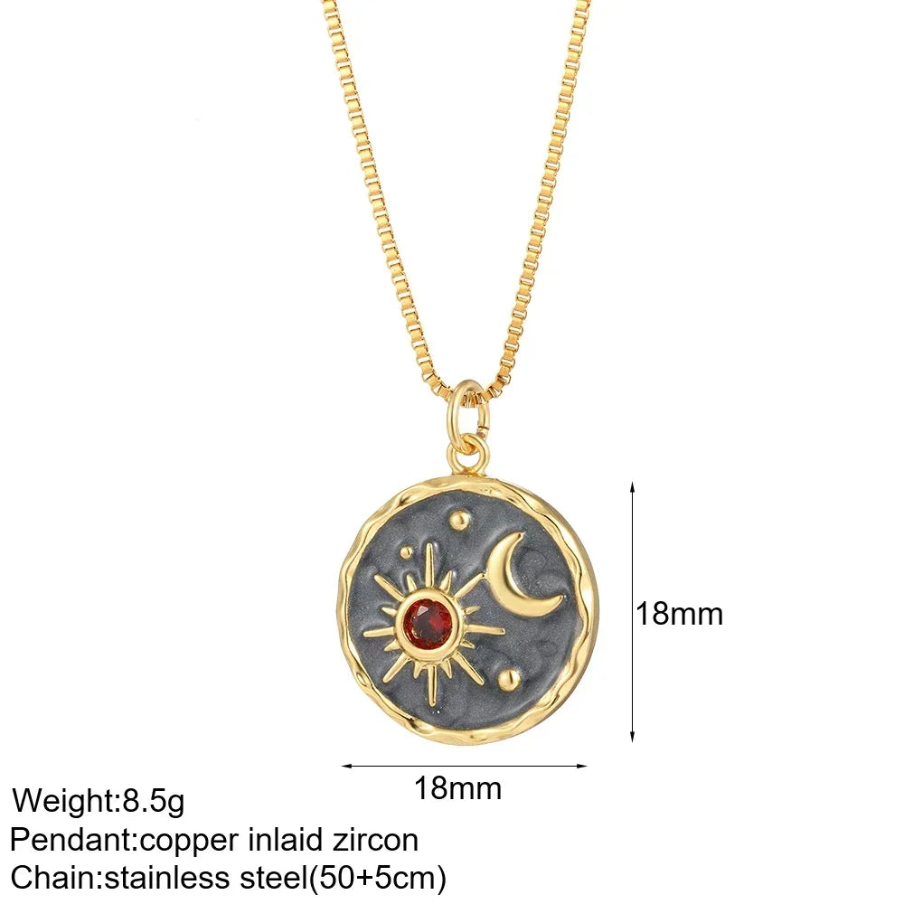 Multi-Charm Pendant Necklace