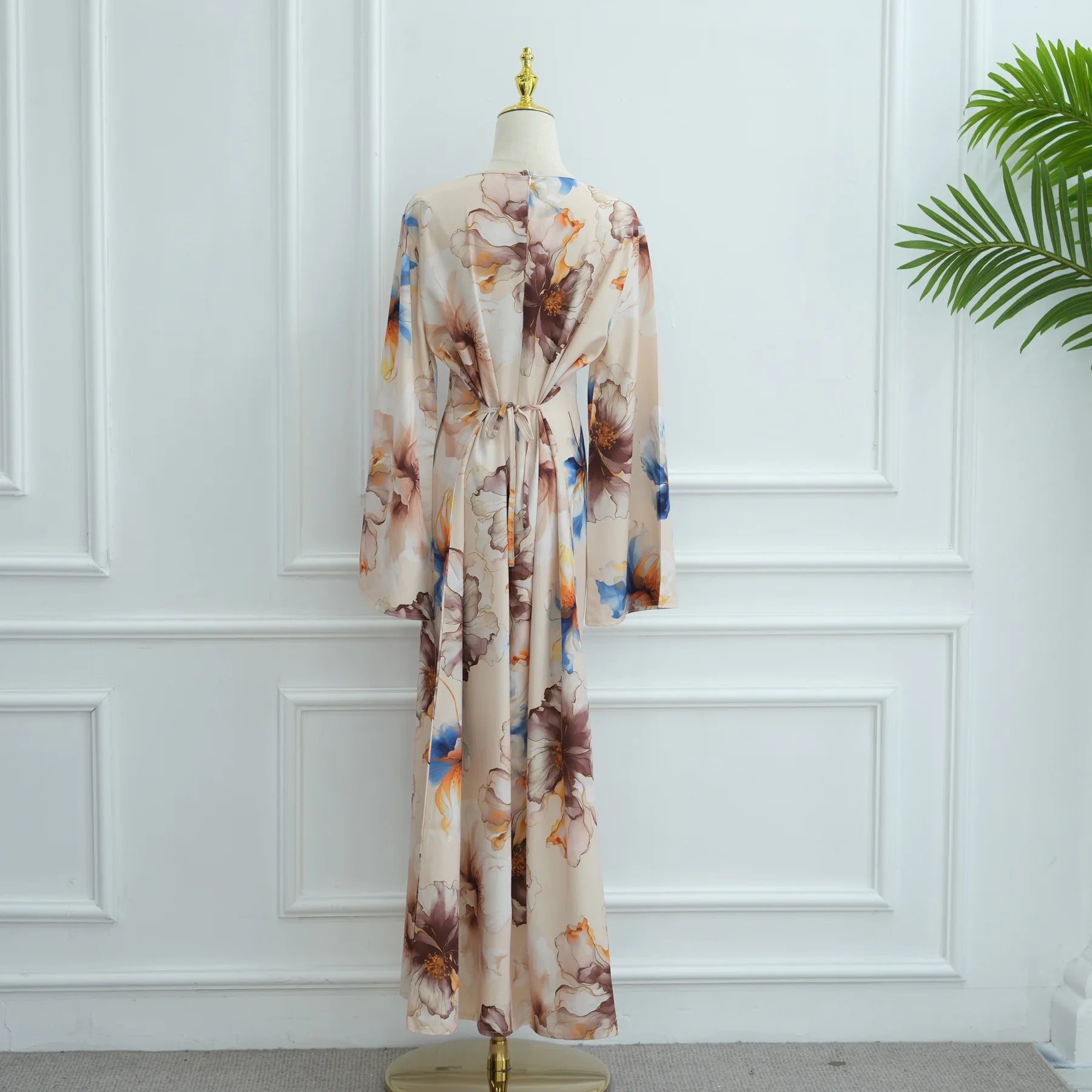 Turkish-Inspired Printed Kaftan