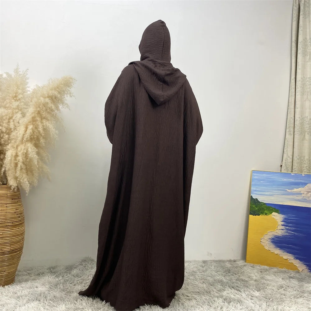 Women's Solid Color Jalabiya Dress