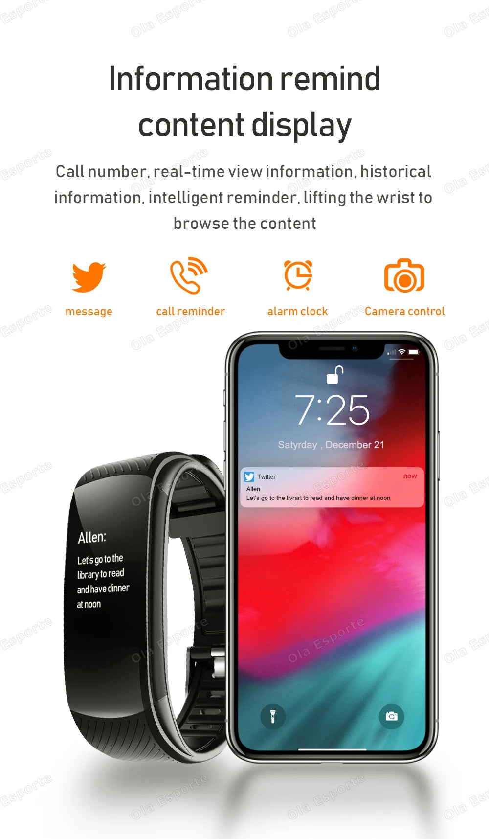 Waterproof Fitness Tracker