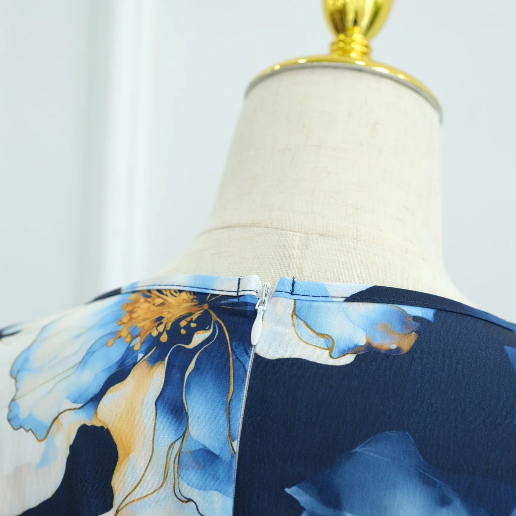 Turkish-Inspired Printed Kaftan