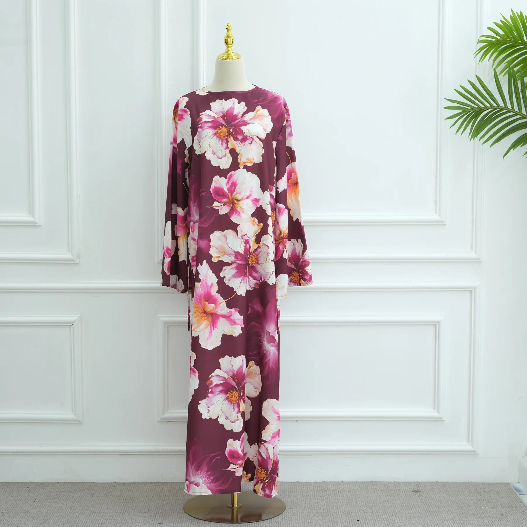 Turkish-Inspired Printed Kaftan
