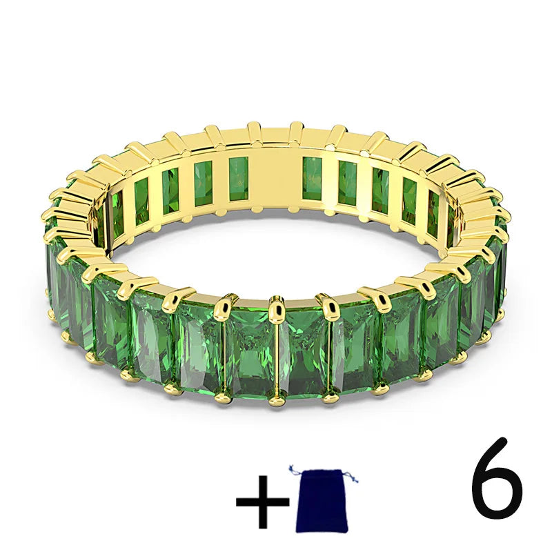 Rainbow Zircon Fashion Ring