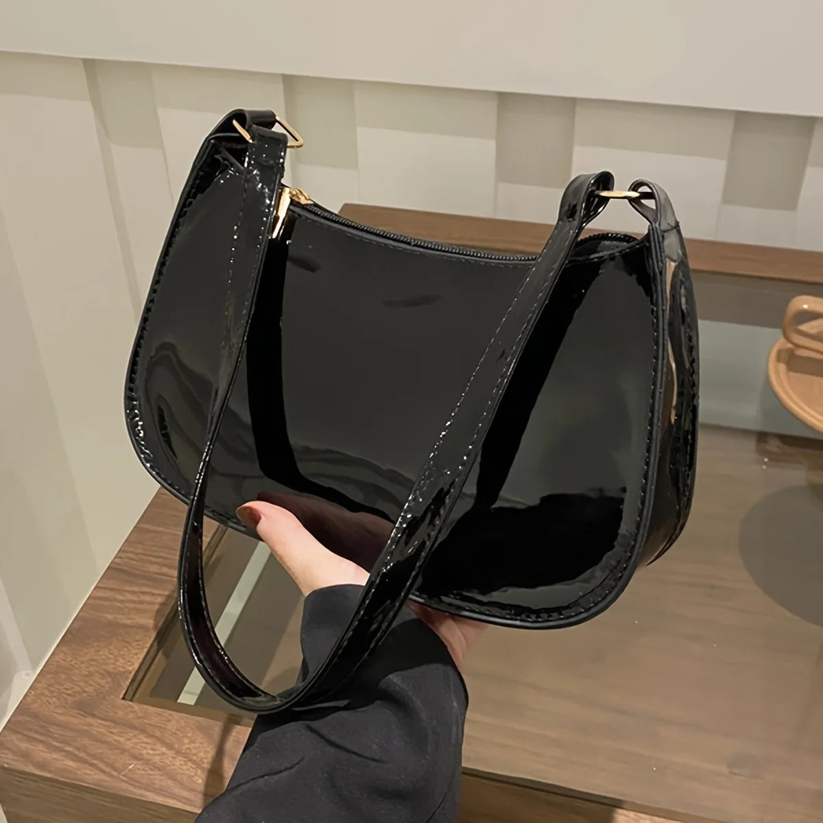 Red high-end bag for women