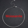 Diamond-Look Tennis Necklace