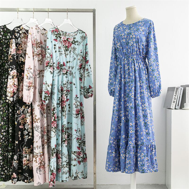 Women's Loose Fit Muslim Maxi Dress