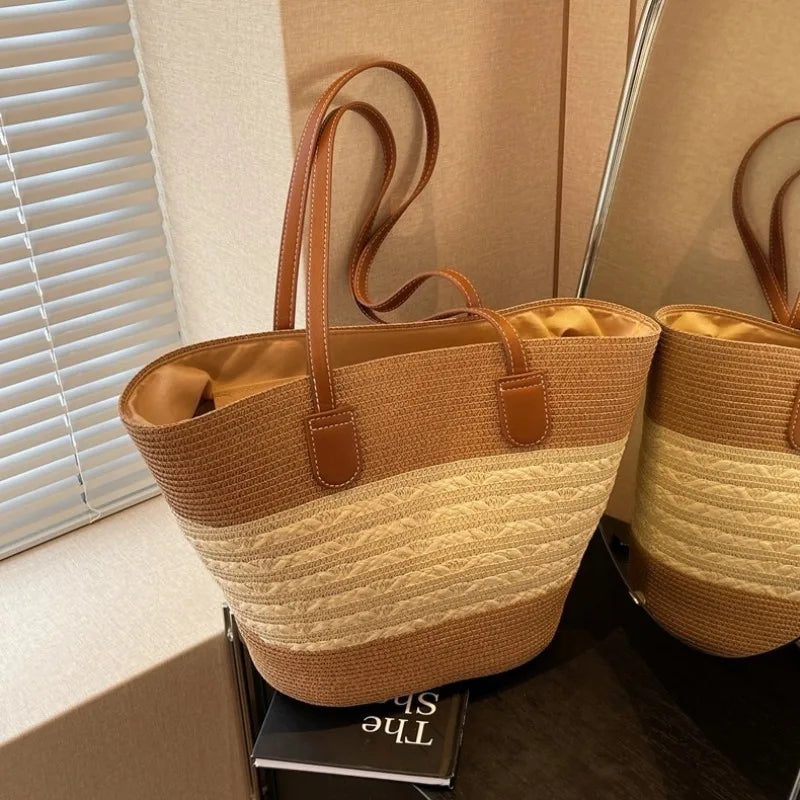Straw bag bag women's summer