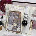 Transparent Crossbody Tote Bag