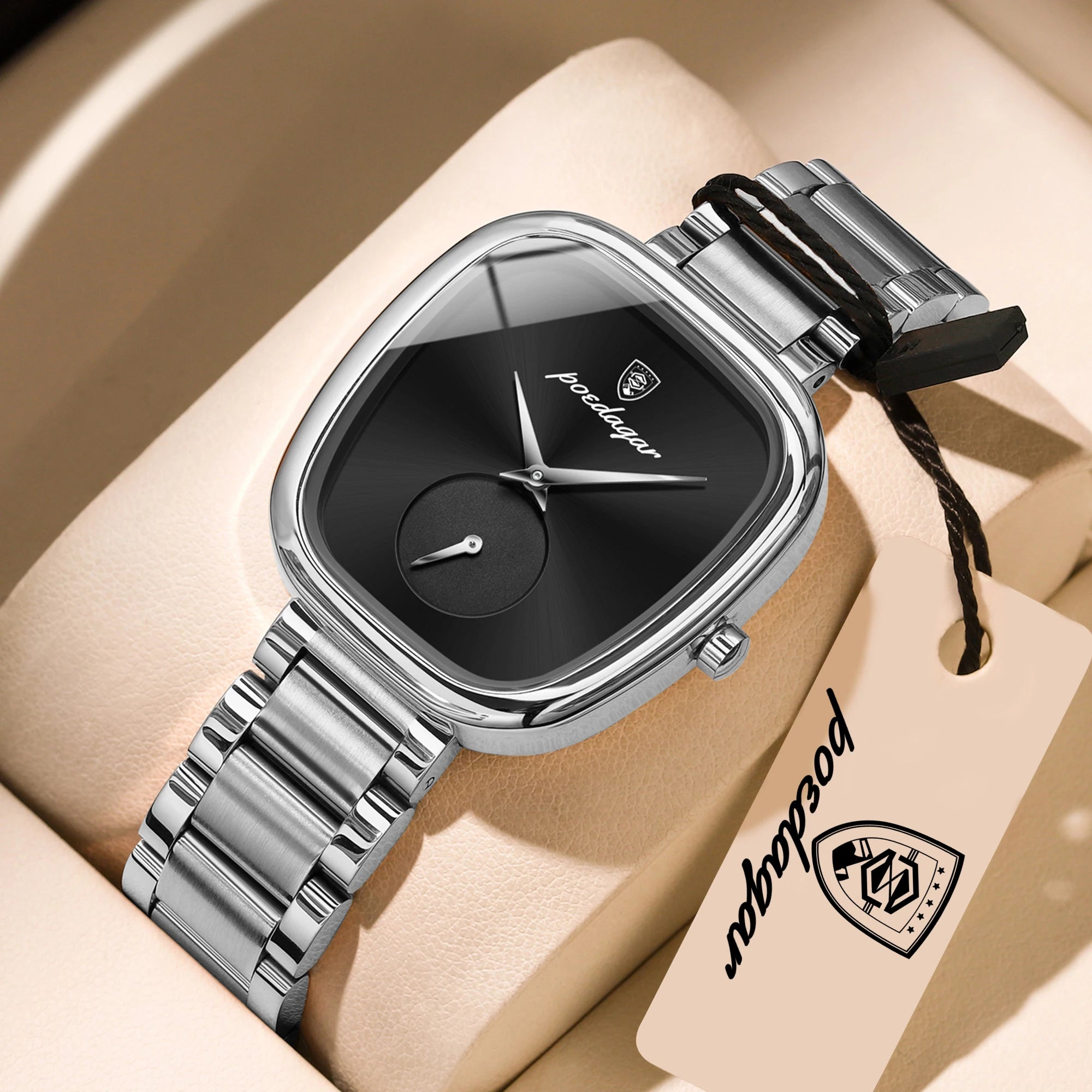 POEDAGAR Elegant Luxury Watch For Woman Waterproof Stainless Steel Women's Quartz Watches Simple High Quality Ladies Wristwatch
