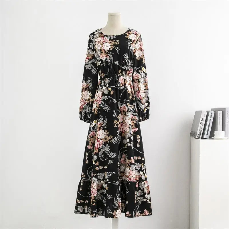 Women's Loose Fit Muslim Maxi Dress