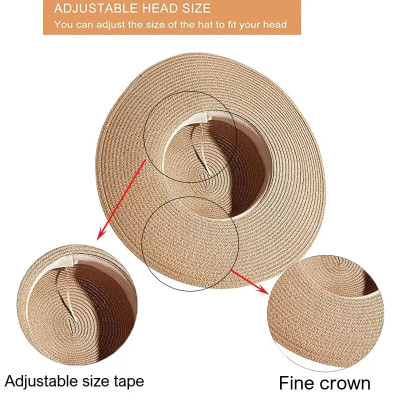 Summer Solid Color  Sun Hat Ladies Beach