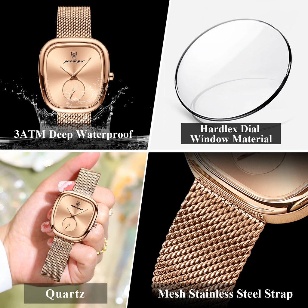 Elegant Women's Stainless Steel Watch