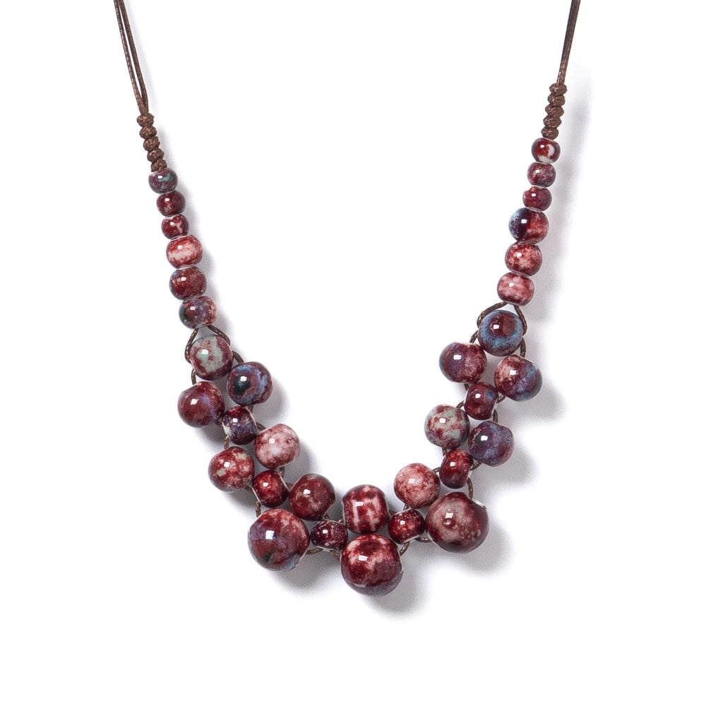 Handmade Ceramic Statement Necklace