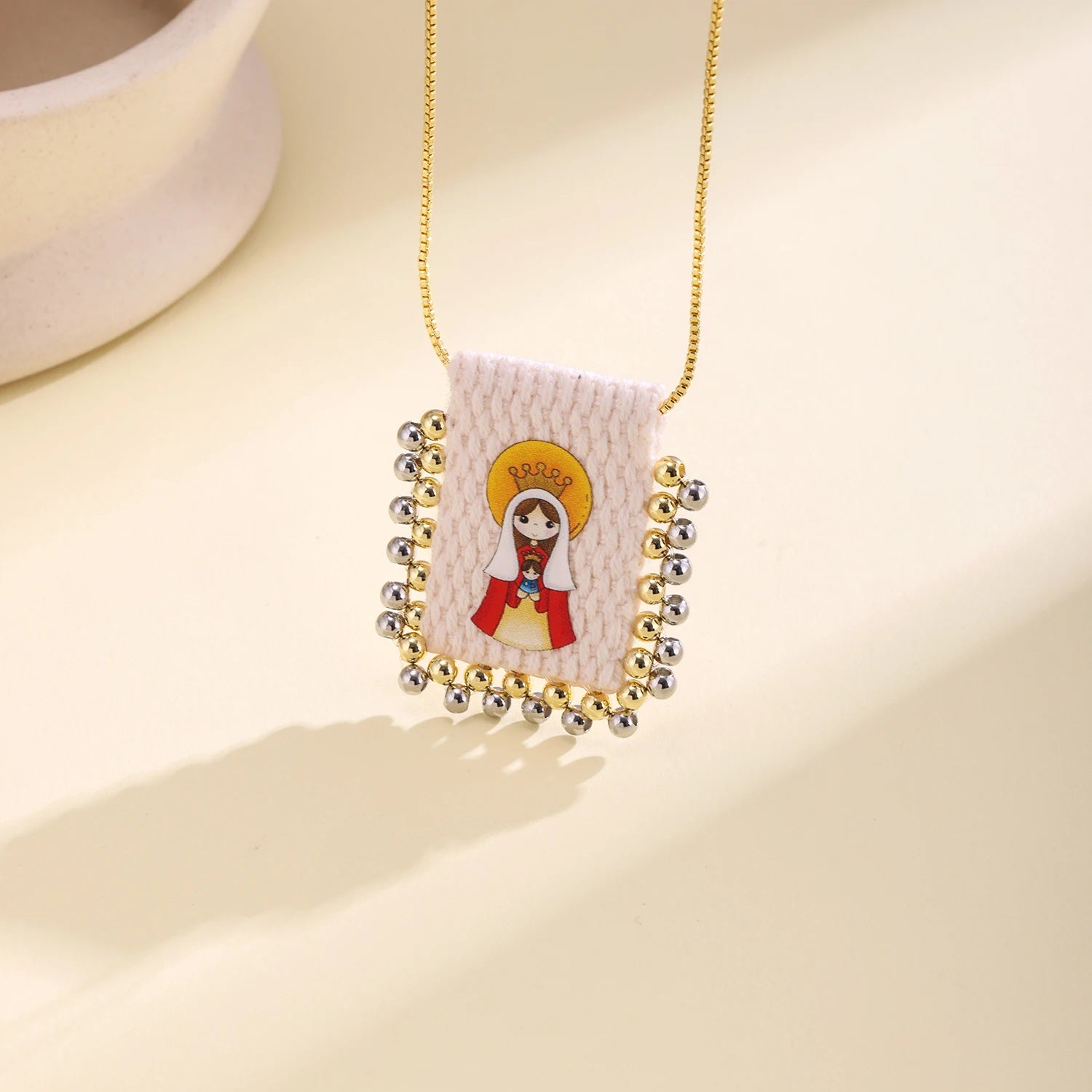 Catholic Sacred Heart Necklace
Virgin Mary Pendant Necklace