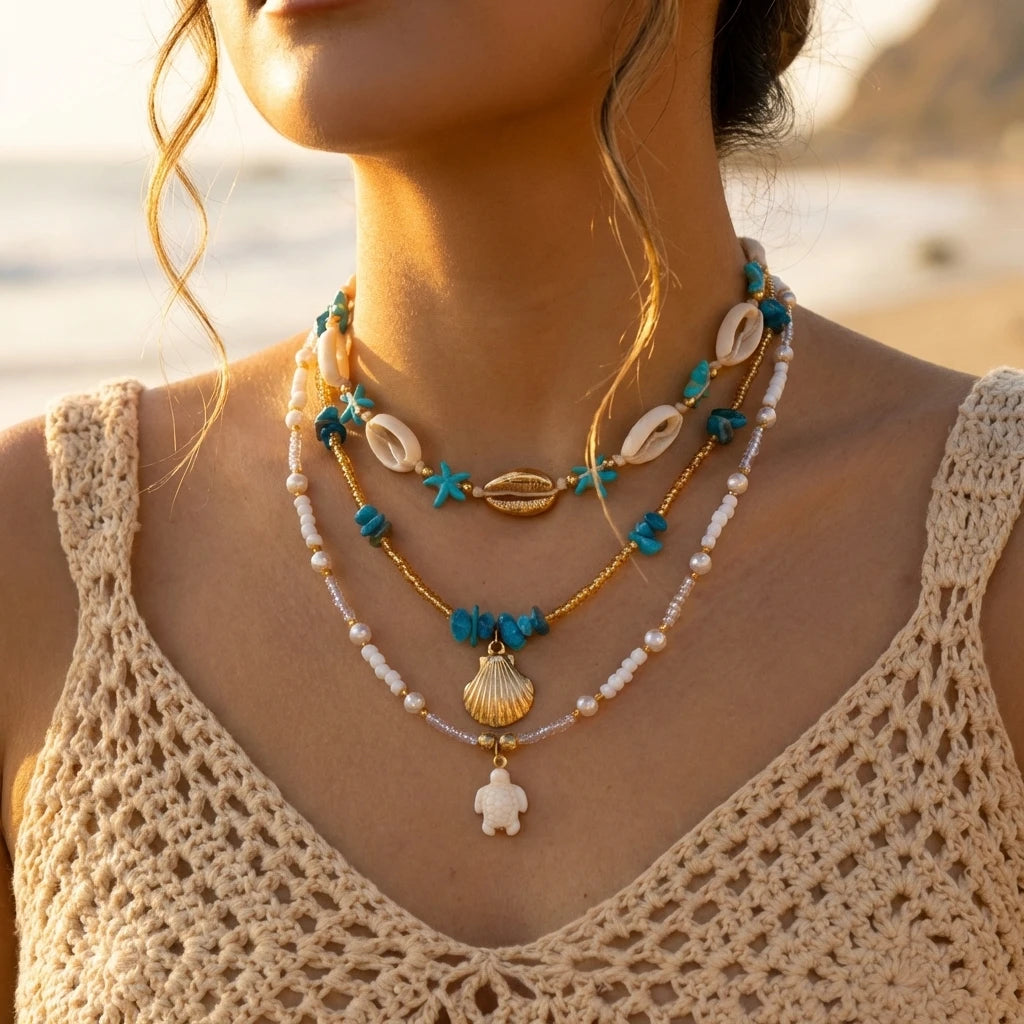 Beach Layered Necklace
