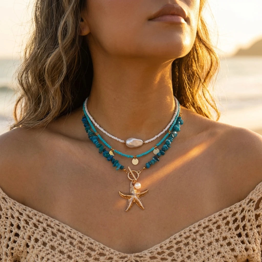 Beach Layered Necklace