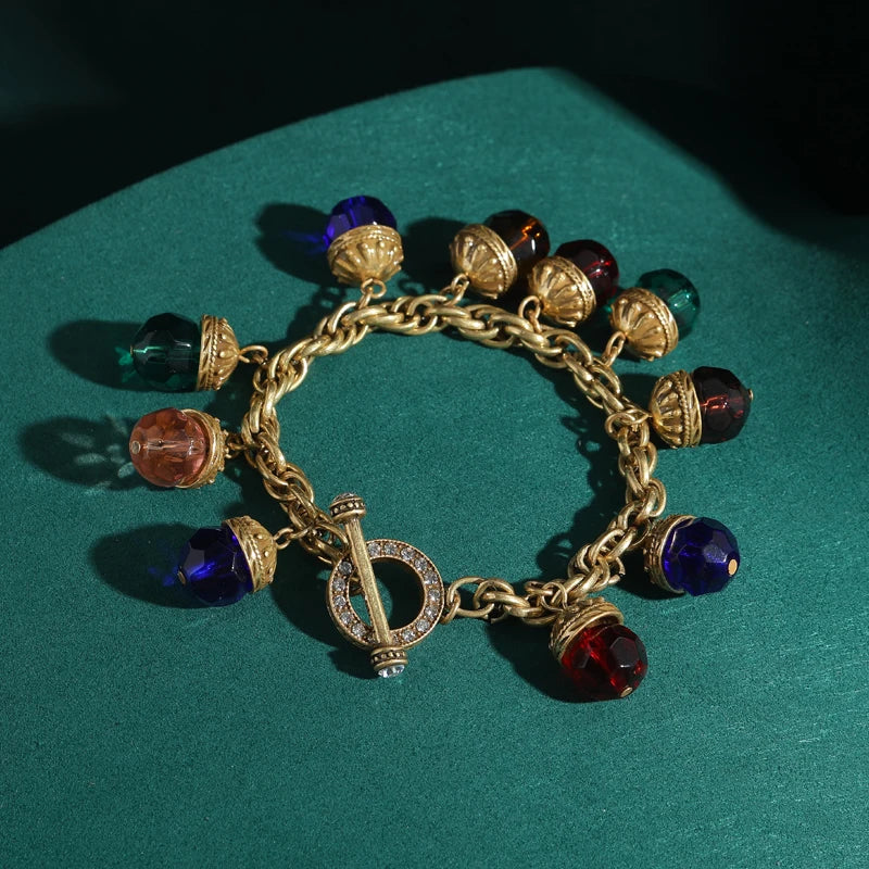 Elegant Crystal Link Bracelet