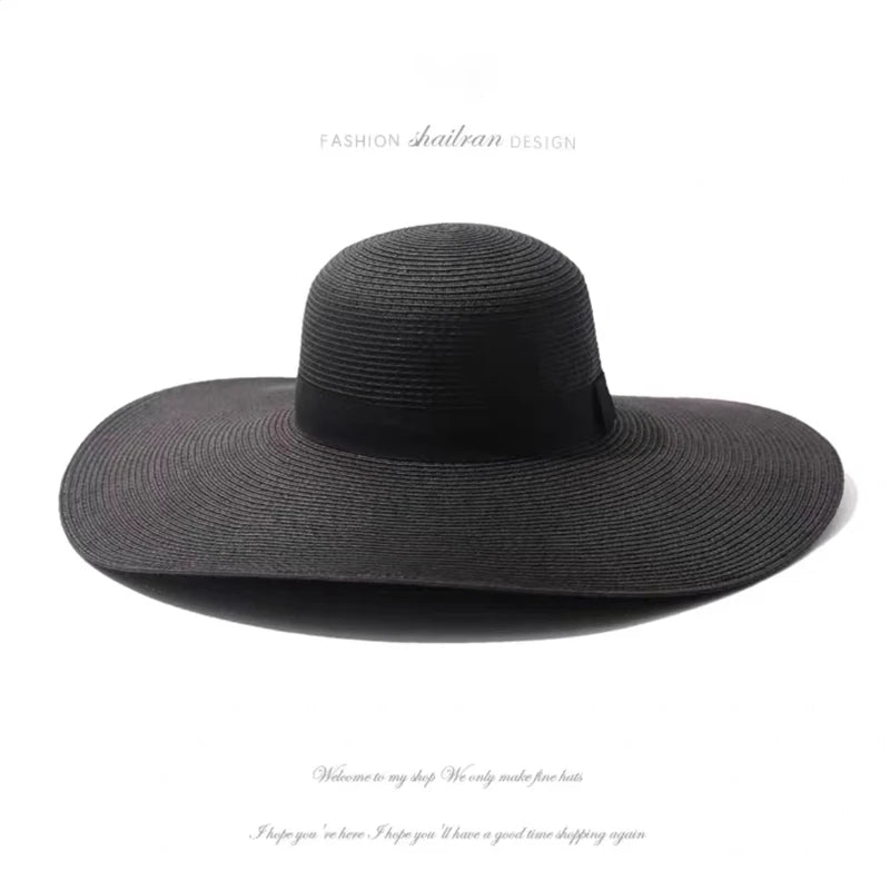 Summer Solid Color  Sun Hat Ladies Beach