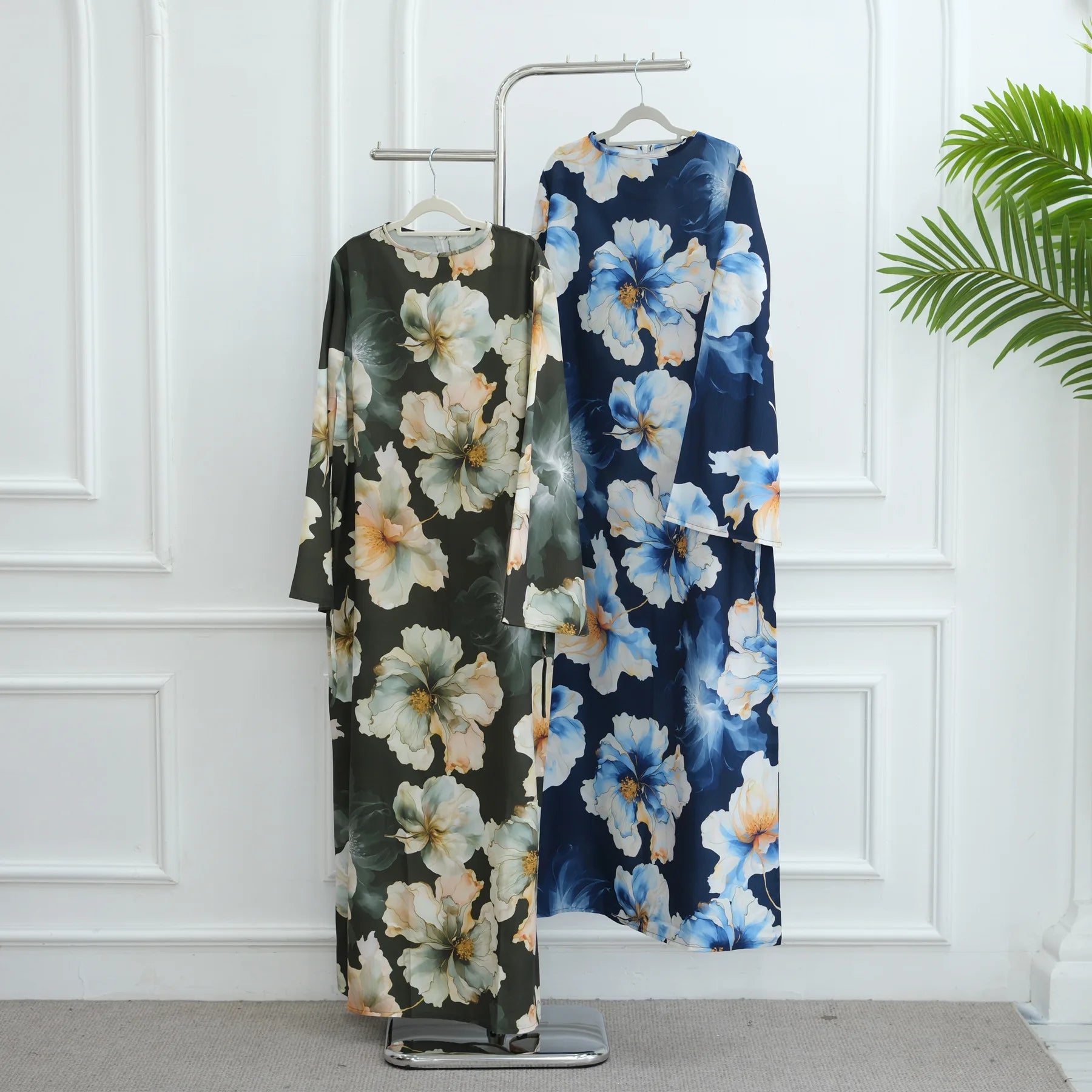 Turkish-Inspired Printed Kaftan
