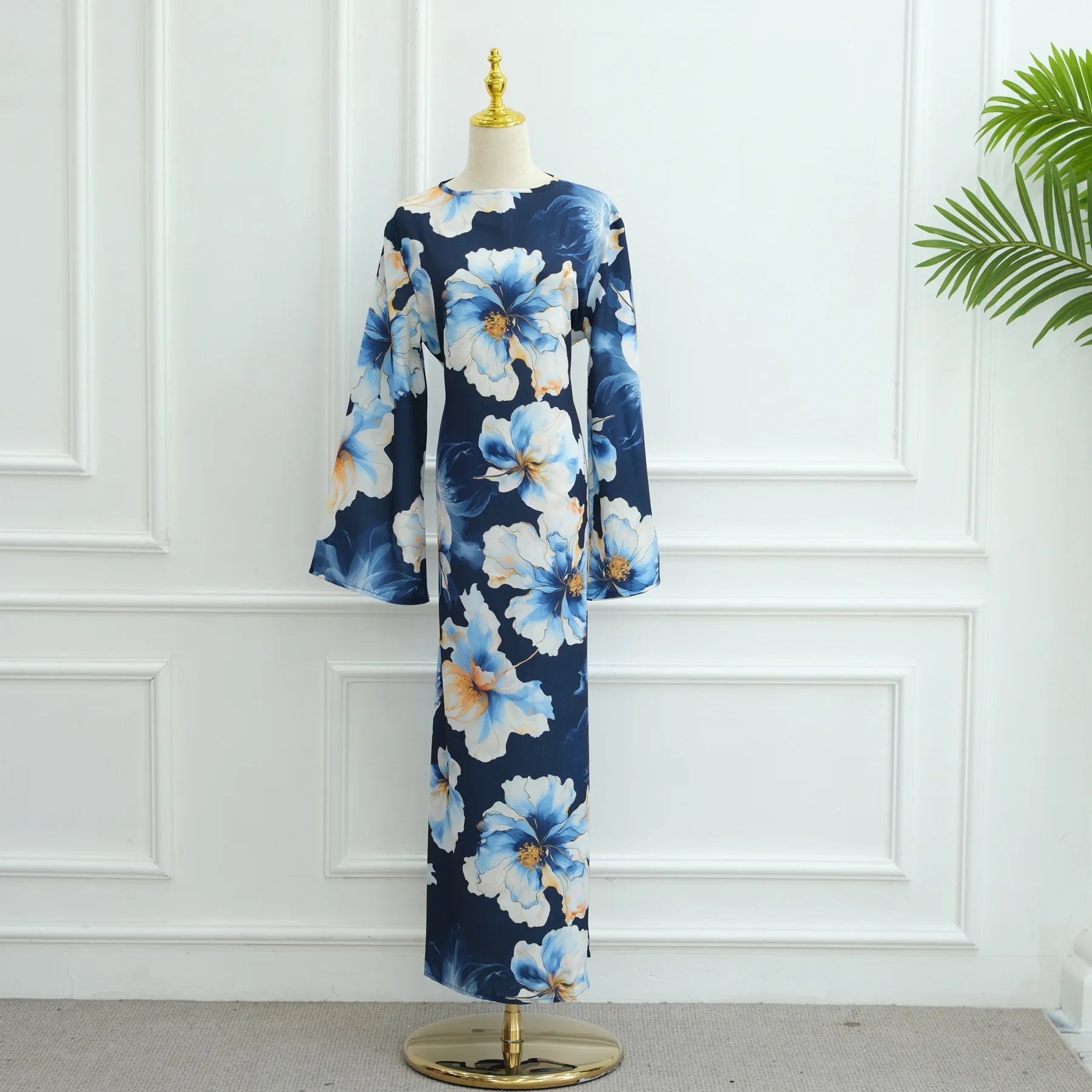 Turkish-Inspired Printed Kaftan