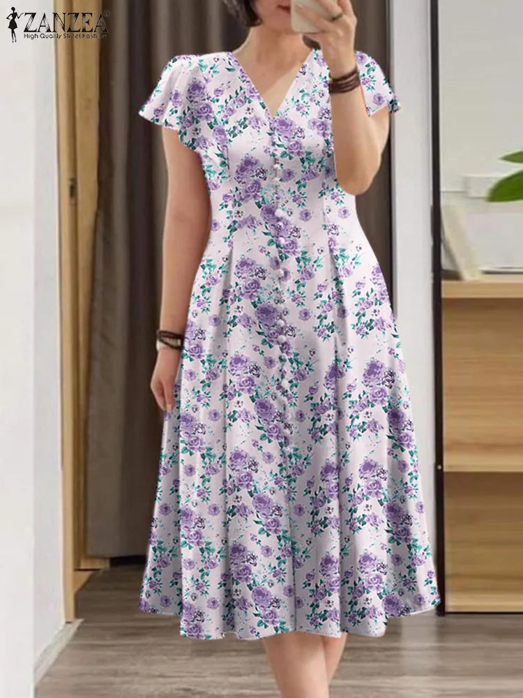 Women's Floral Holiday Sundress