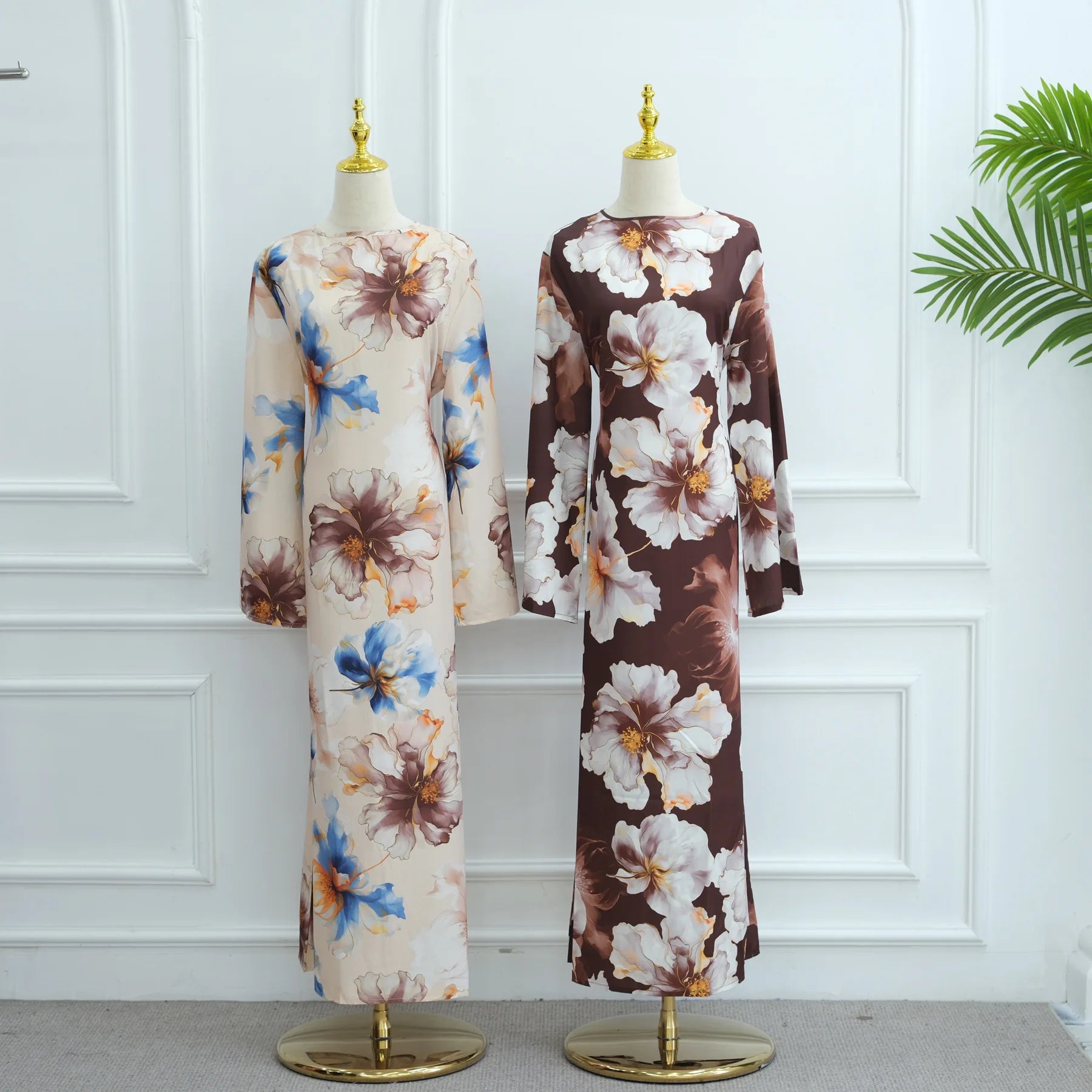 Turkish-Inspired Printed Kaftan