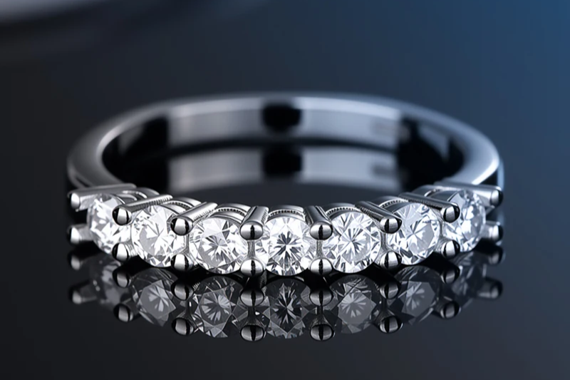 Moissanite Solitaire Ring