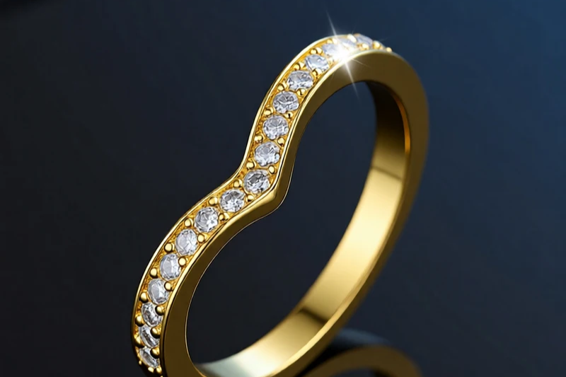 Moissanite Solitaire Ring