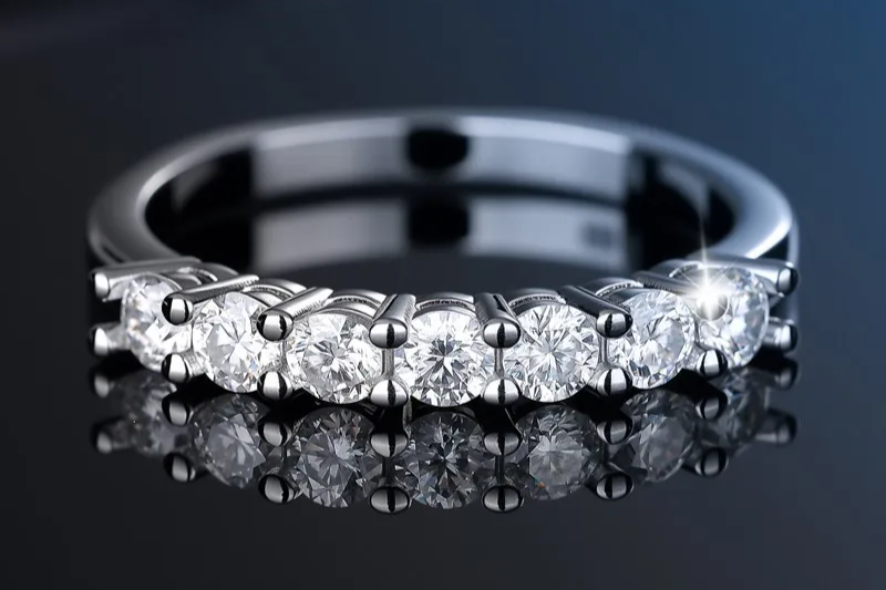 Moissanite Solitaire Ring